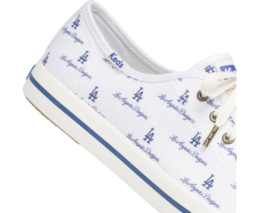 Zapatillas Keds Mujer Blancas/Azules - Kickstart Mlb® - 205-UEJLIY